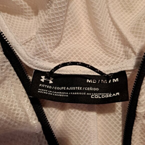 Under Armour men's size medium waterproof fitted jacket, EUC - Picture 3 of 8